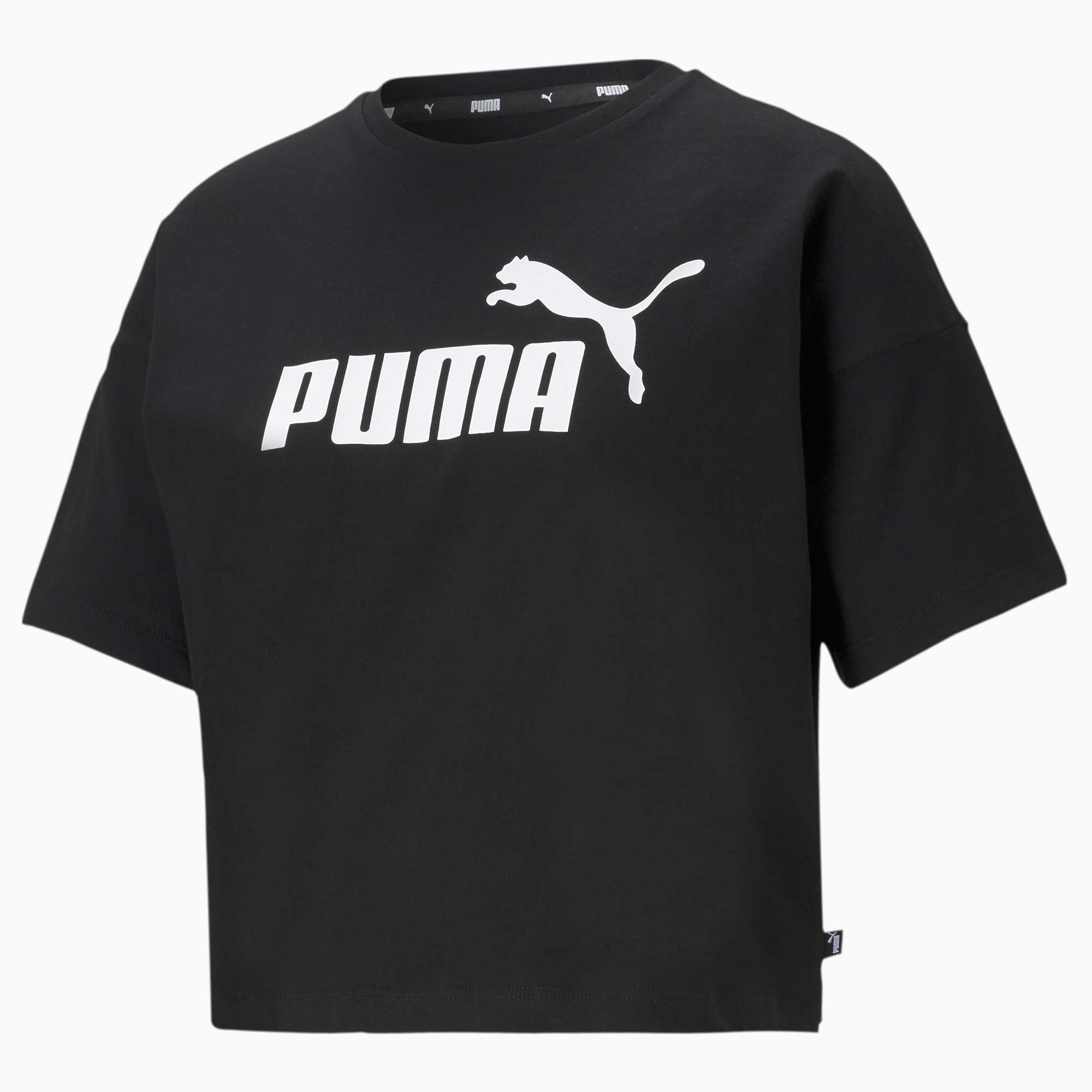 ess cropped logo tee w -B29