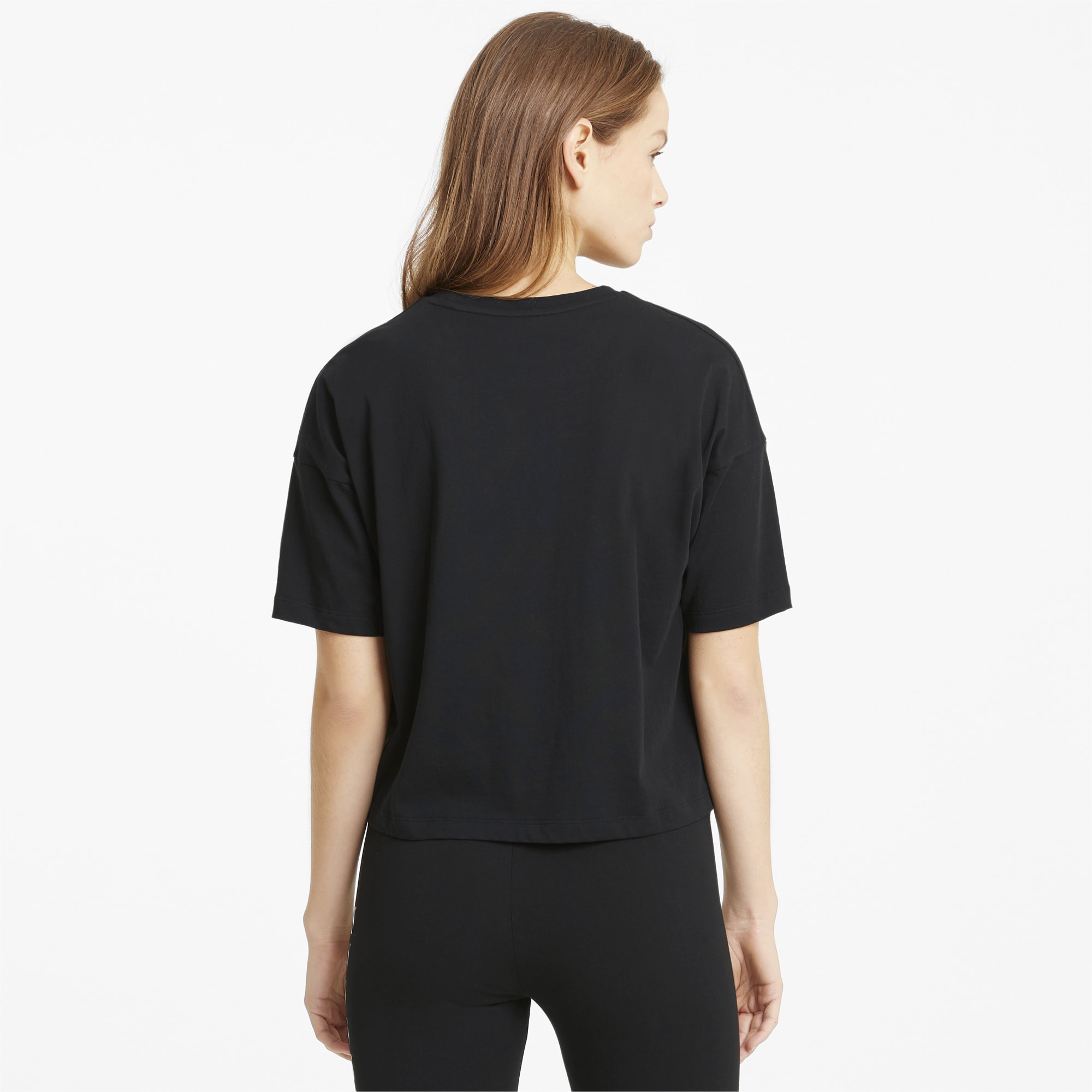 ess cropped logo tee w -B29