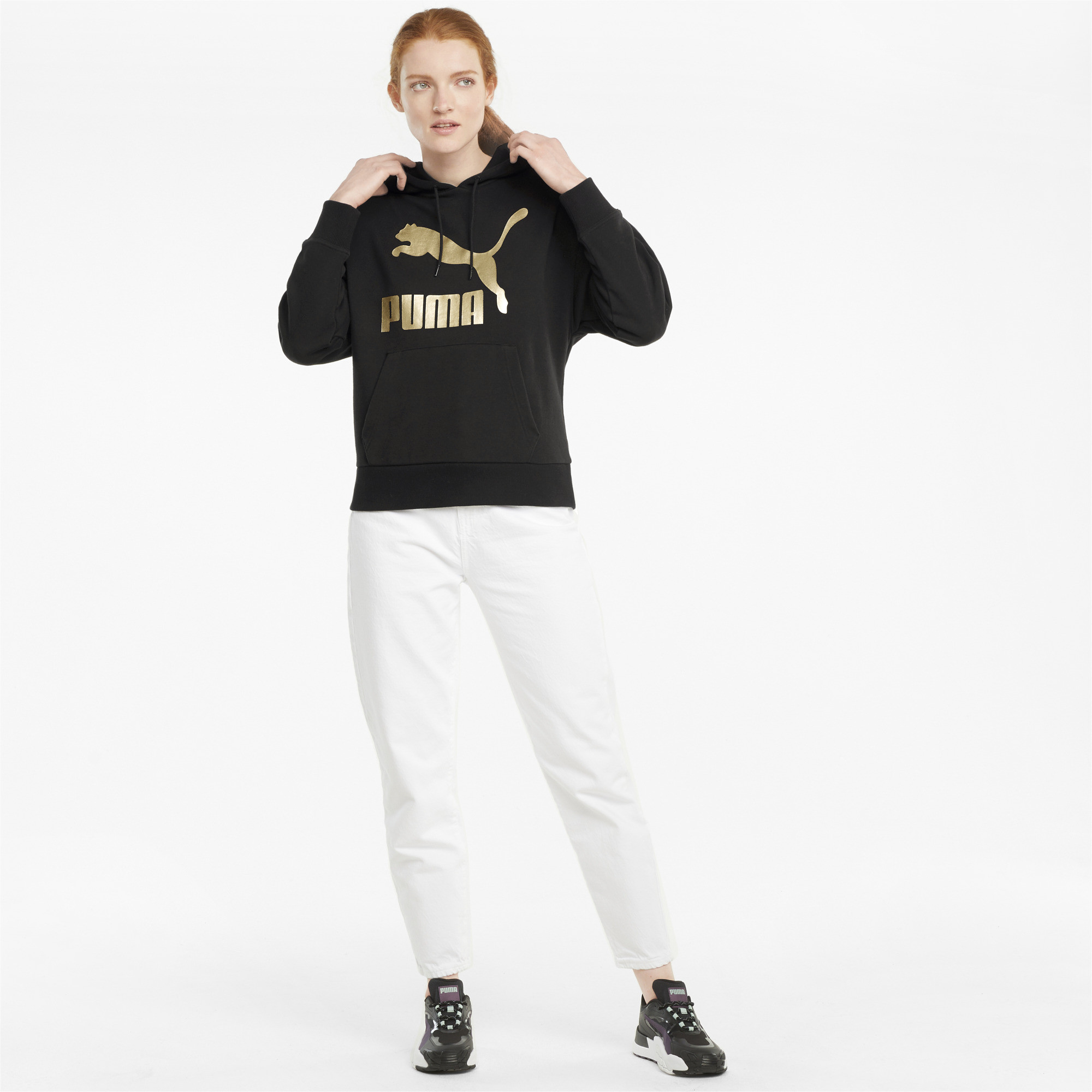 classics logo hoodie -B36