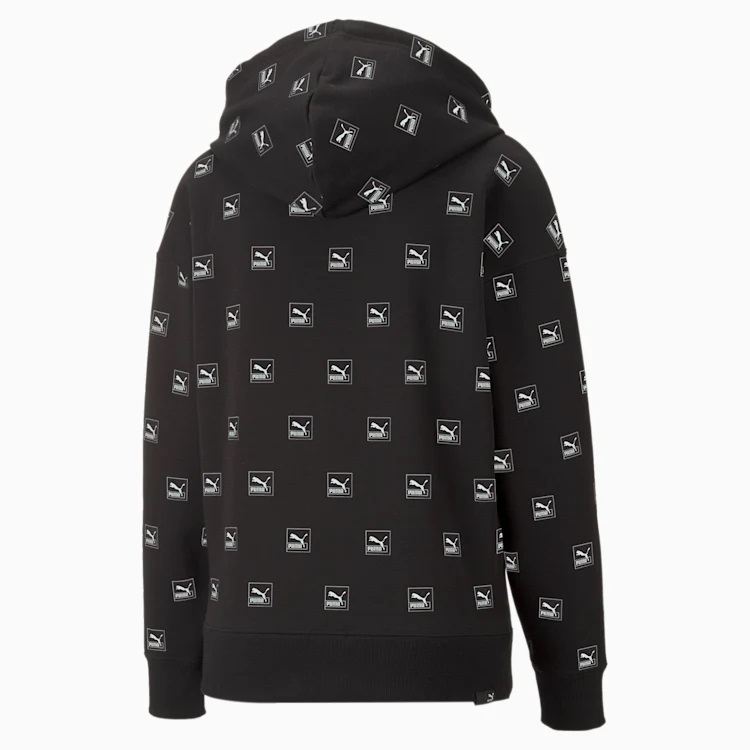 brand love aop hoodie fl w -B36