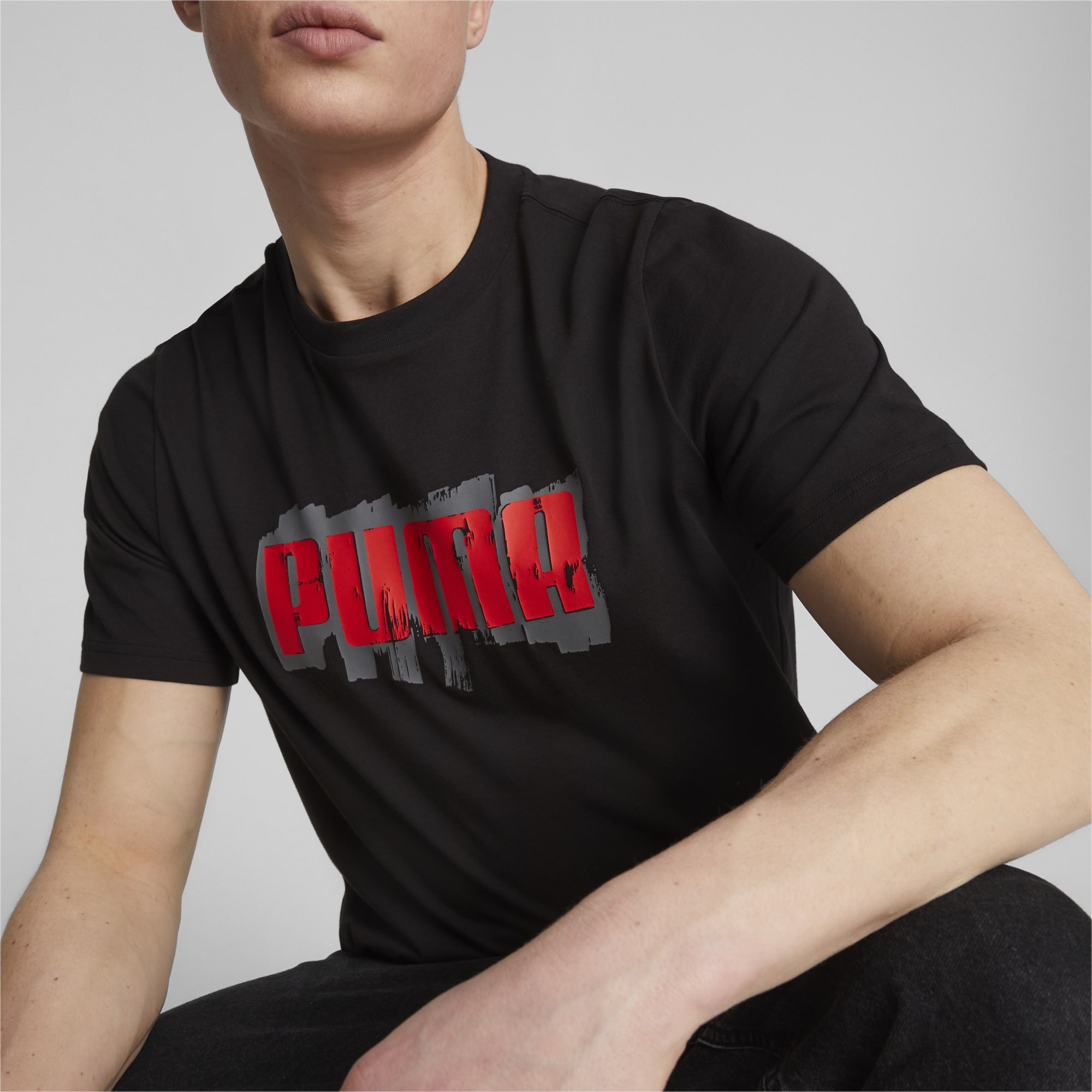 ess+ metallic logo tee w -B32
