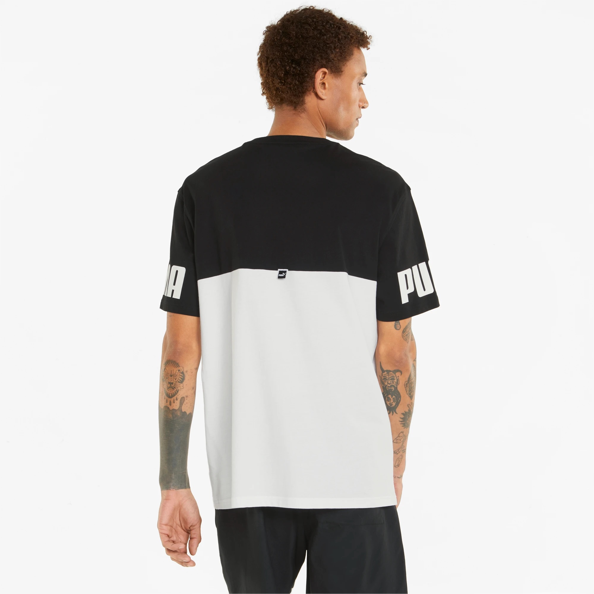puma power colorblock tee -B24