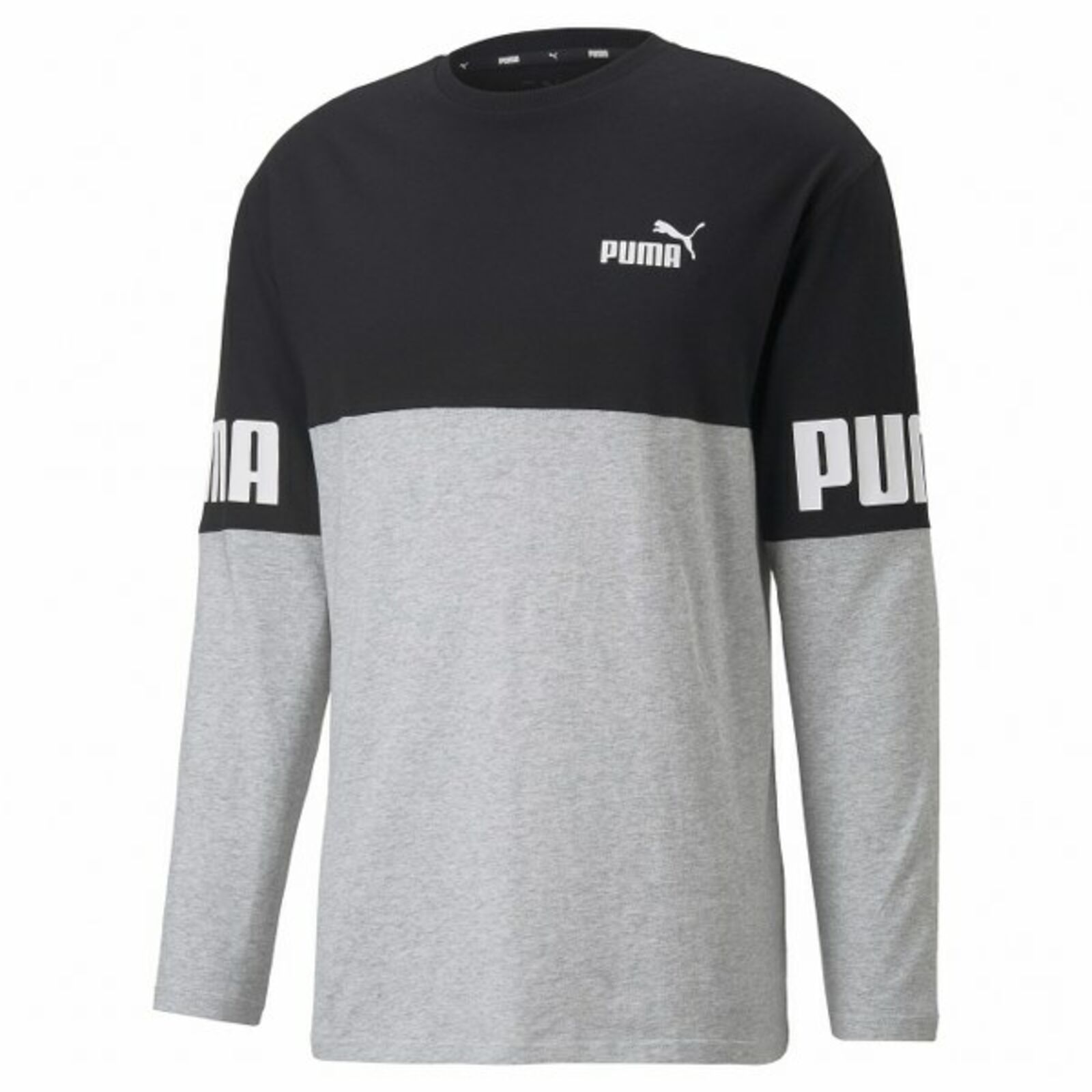 puma power colorblock longsleeve tee -B14