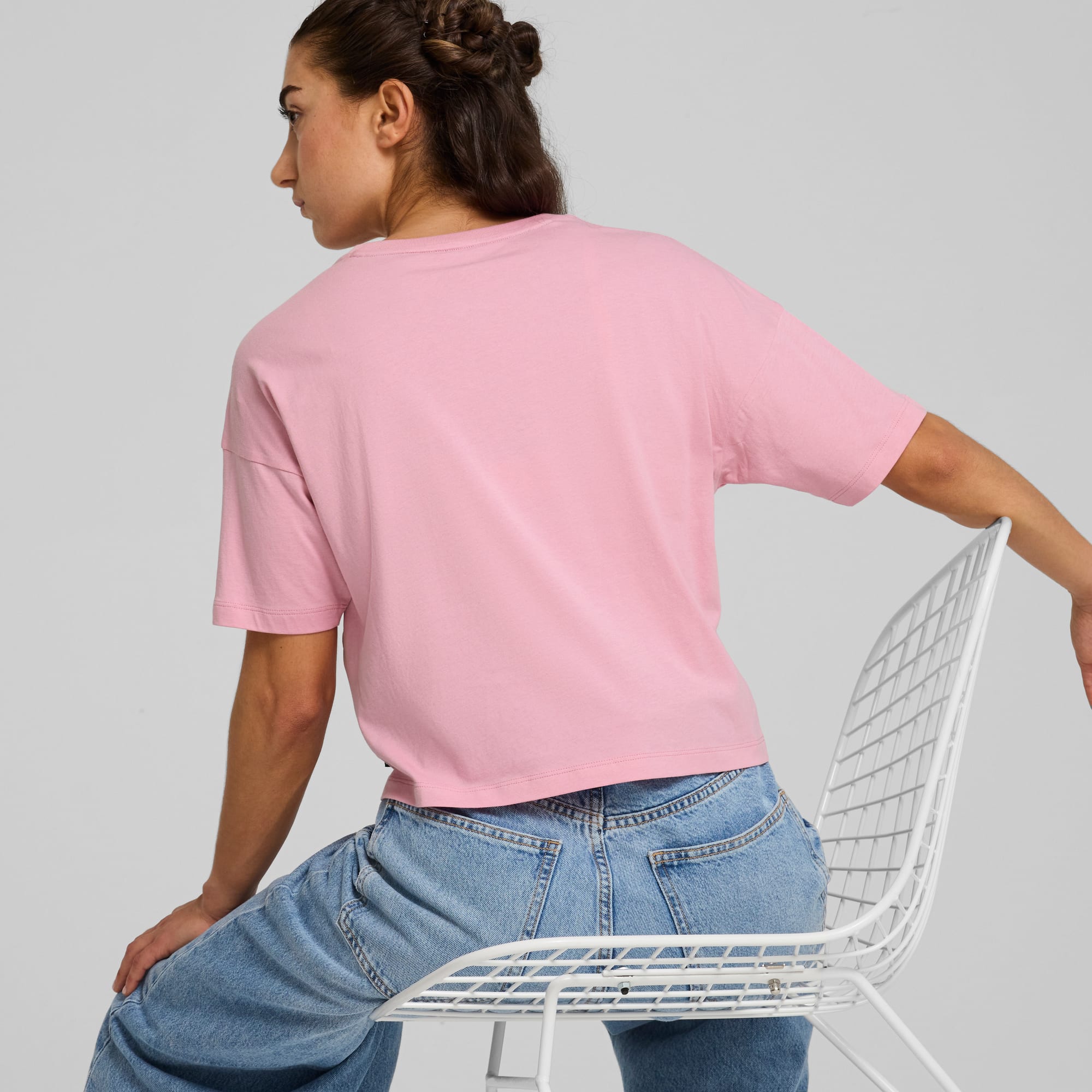 ESS CROPPED LOGO TEE W -B29