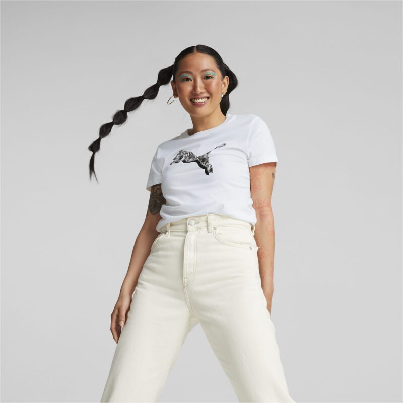 puma power fur real graphic tee w - Image 4
