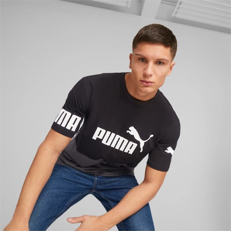 puma power colorblock tee - Image 2