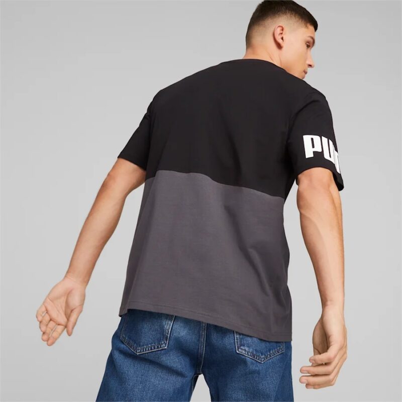 puma power colorblock tee - Image 3