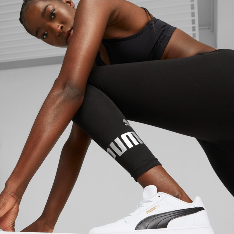 ess+ metallic leggings w - Image 3