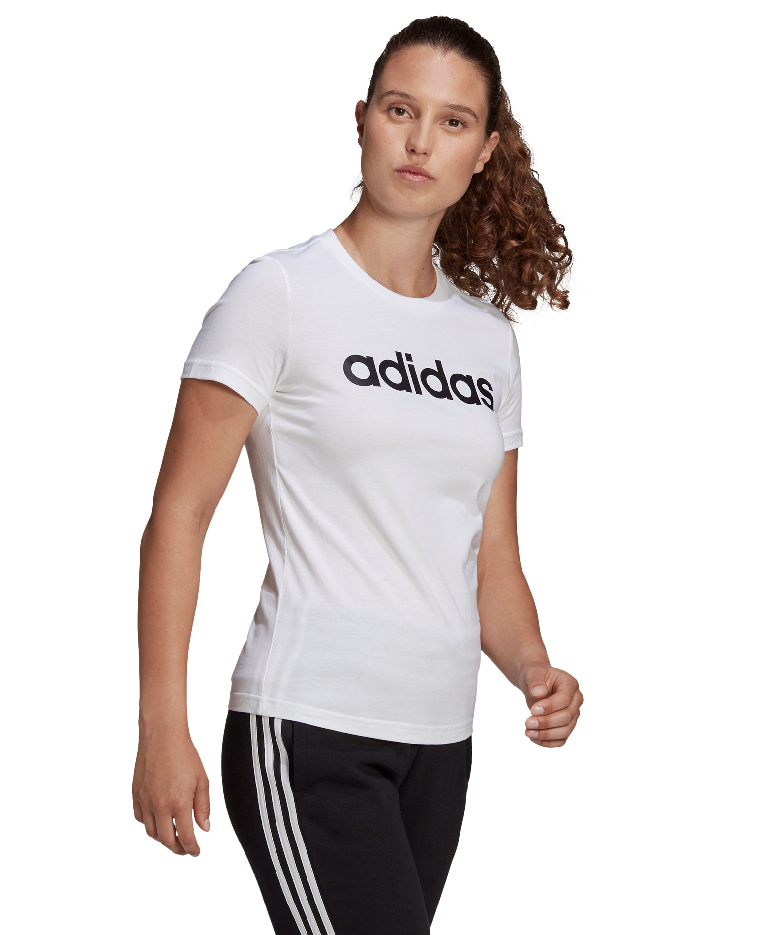 blusa essentials logo ajustada -B40 - Imagen 2
