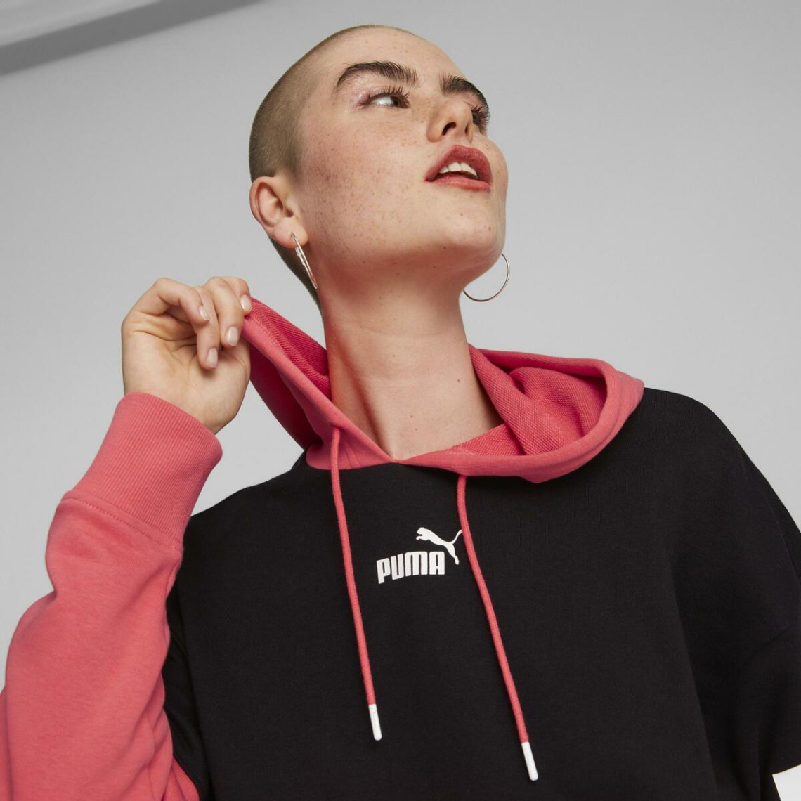 puma power colorblock hoodie tr w -B35 - Imagen 2