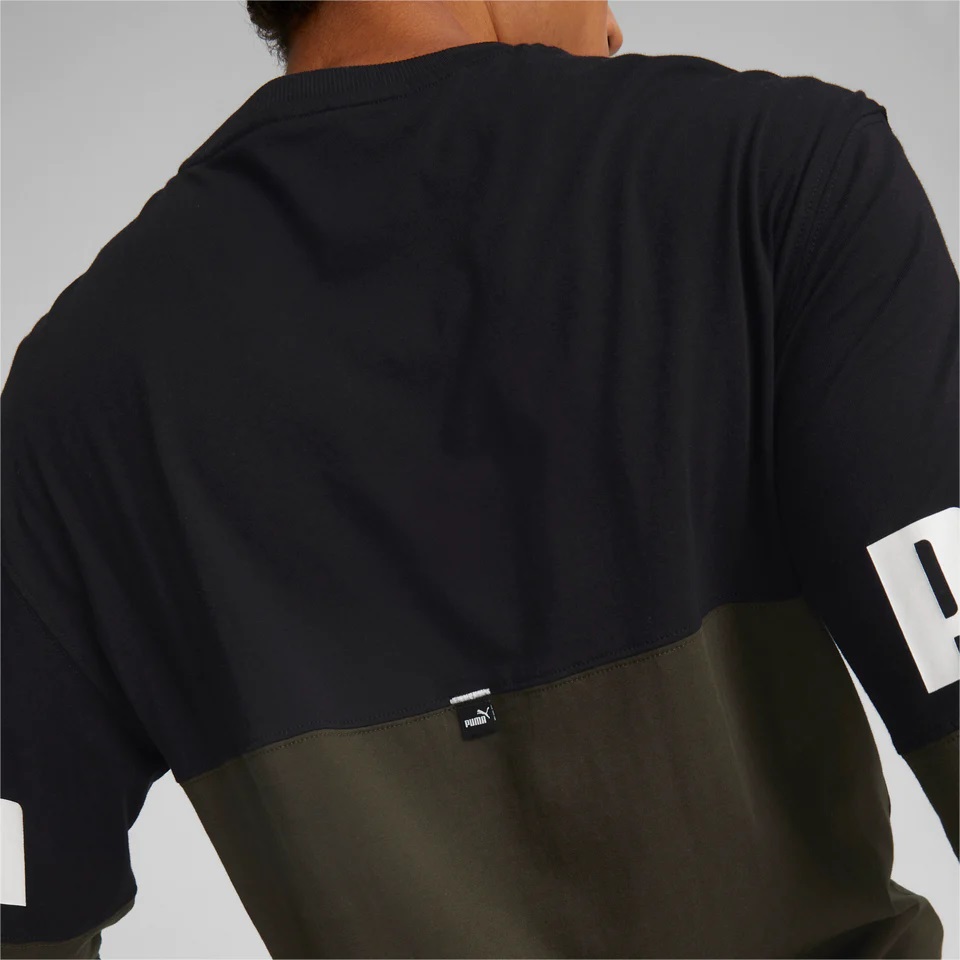 puma power colorblock longsleeve tee -B14 - Imagen 2