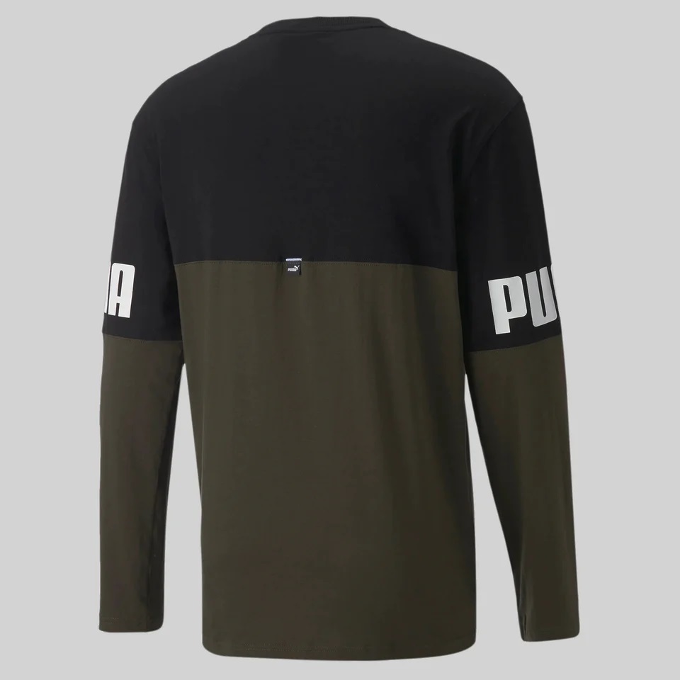 puma power colorblock longsleeve tee -B14 - Imagen 4