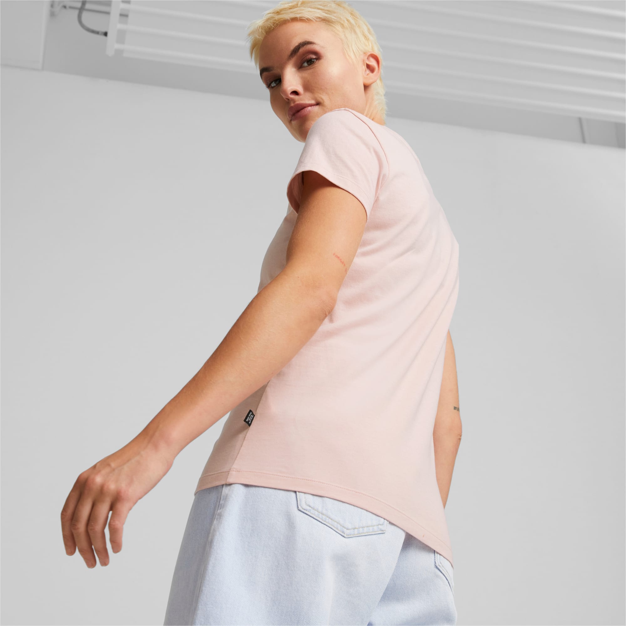 ESS + ANIMAL LOGO TEE ROSE QUARTZ -B13 - Imagen 5