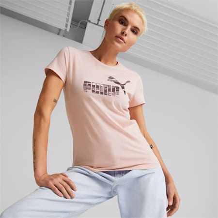 ESS + ANIMAL LOGO TEE ROSE QUARTZ -B13 - Imagen 6